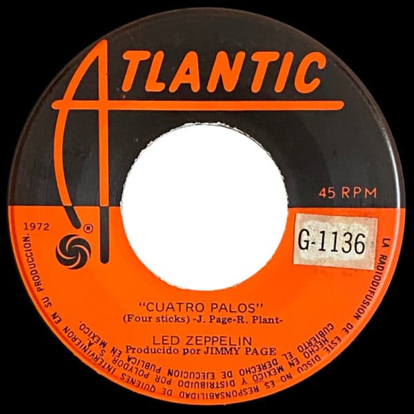 Single <br>Mexico (G-1136) <br>Rock and Roll / Four Sticks - Image 3