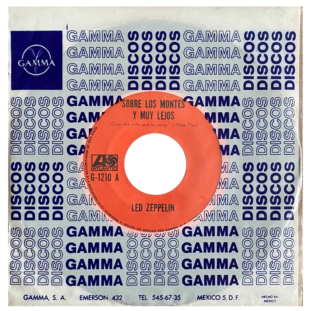 Single <br>Mexico (G-1210) <br>Over The Hills and Far Away / Dancing Days