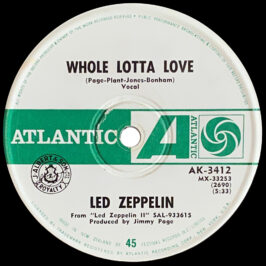 Single <br>New Zealand (AK-3412) <br>Whole Lotta Love / Living Loving Maid