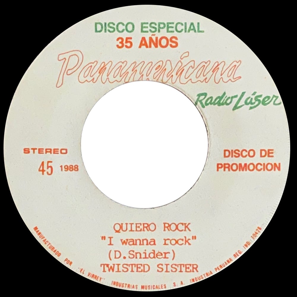 Single <br>Peru (ATL 7035 IF) <br>Whole Lotta Love / I Wanna Rock (Promo) - Image 3