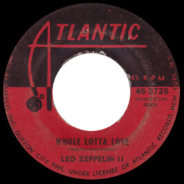 Single <br>Philippines (45-3728) <br>Whole Lotta Love / Living Loving Maid (#1)