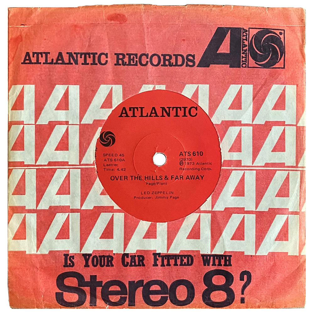 Single <br>South Africa (ATS 610) <br>Over The Hills and Far Away / Dancing Days