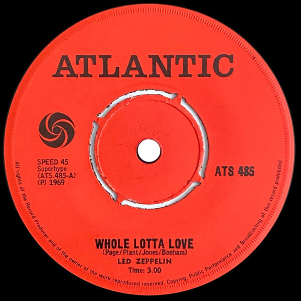 Single <br>South Africa (ATS 485) <br>Whole Lotta Love / Living Loving Maid (#1) - Image 2