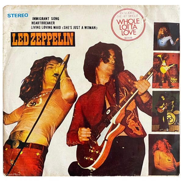 Single <br>Thailand (KS 157) <br>Whole Lotta Love / Immigrant Song / Heartbreaker / Living Loving Maid (#1)