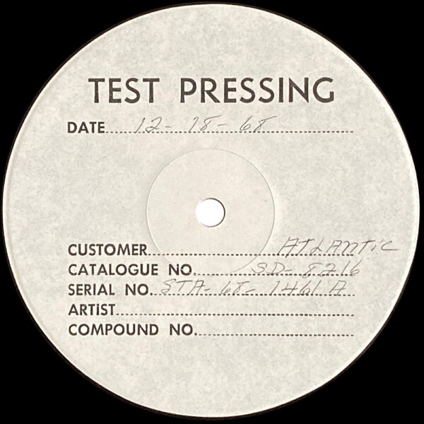 LP <br>Led Zeppelin <br>USA (SD-8216) Test Pressing