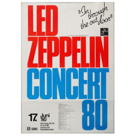 Concert Advertisement <br>1980.06.17 <br>Dortmund, DE (Poster)