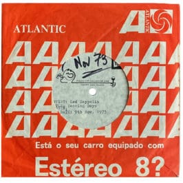 Single <br>Mozambique (N/A) <br>Dancing Days (Acetate)