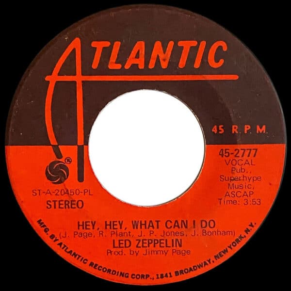Single <br>USA (45-2777) <br>Immigrant Song / Hey, Hey, What Can I Do (#10) - Image 3