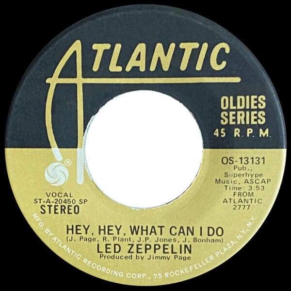 Single <br>USA (OS-13131) <br>Immigrant Song / Hey, Hey, What Can I Do (#4) - Image 3