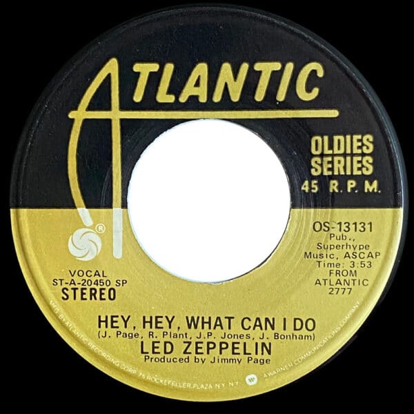 Single <br>USA (OS-13131) <br>Immigrant Song / Hey, Hey, What Can I Do (#5) - Image 3
