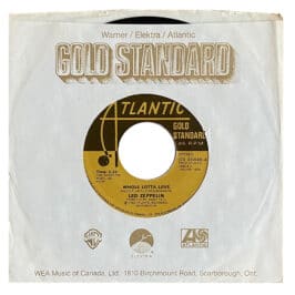 Single <br>Canada (GS 45846) <br>Whole Lotta Love / Living Loving Maid (#1)