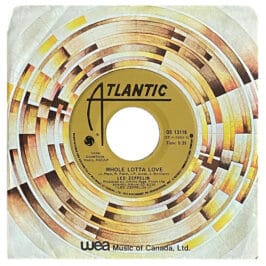 Single <br>Canada (OS 13116) <br>Whole Lotta Love / Living Loving Maid (#1)