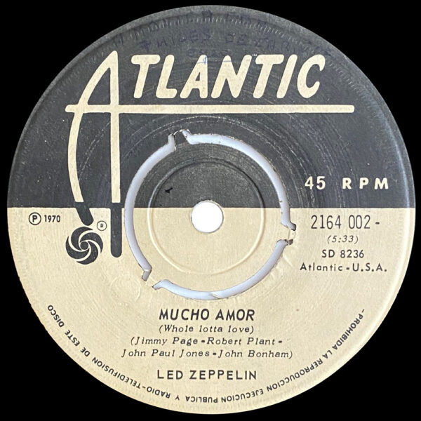 Single <br>Chile (2164 002) <br>Whole Lotta Love / Living Loving Maid (#2) - Image 3