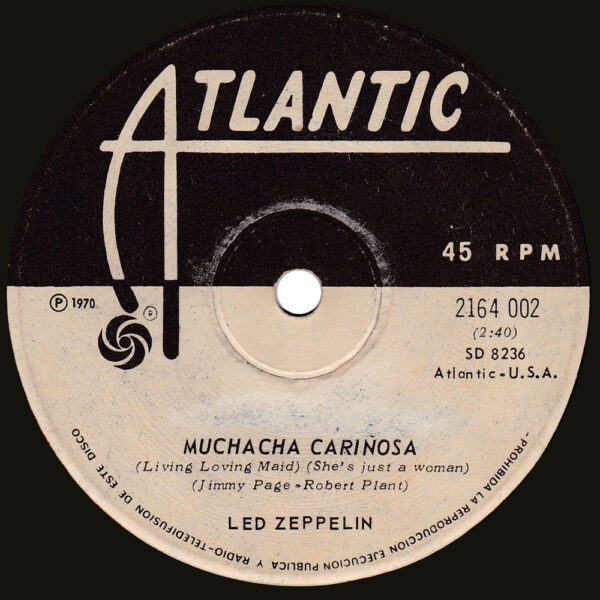 Single <br>Chile (2164 002) <br>Whole Lotta Love / Living Loving Maid (#1) - Image 4