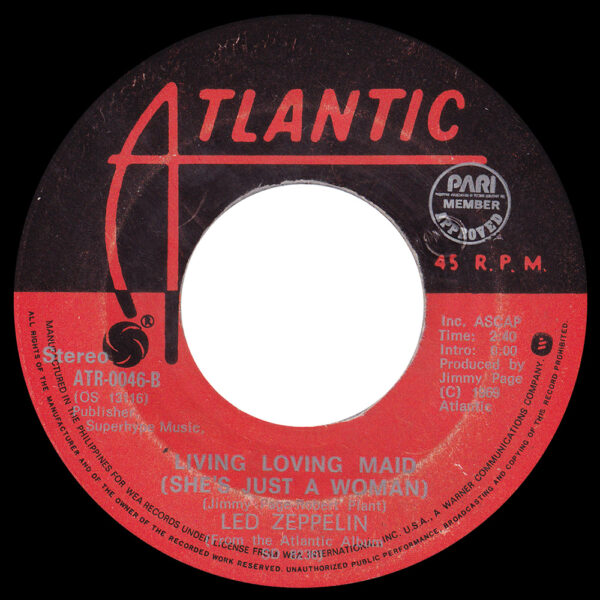Single <br>Philippines (ATR-0046) <br>Whole Lotta Love / Living Loving Maid (#2) - Image 2