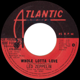 Single <br>Philippines (ATR-0046) <br>Whole Lotta Love / Living Loving Maid (promo)