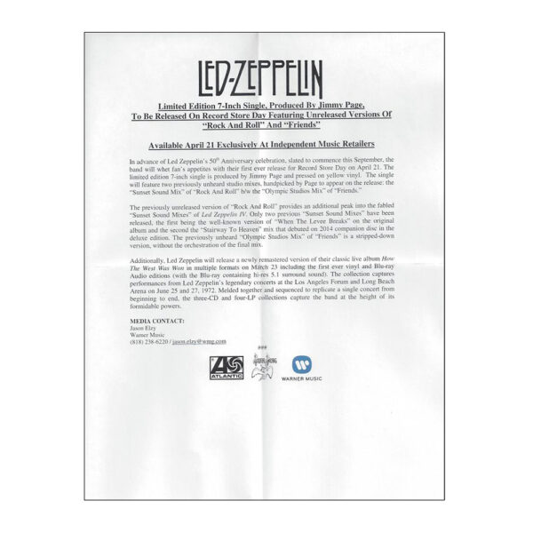 Single <br>United Kingdom (R7-566332) <br>Rock and Roll / Friends - Image 7