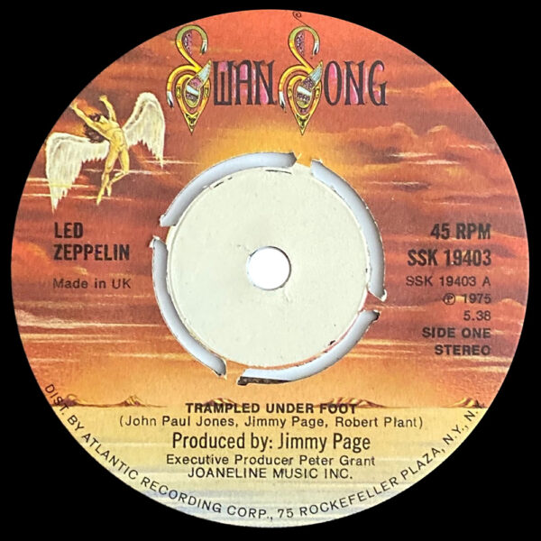 Single <br>United Kingdom (SSK 19403) <br>Trampled Under Foot / Black Country Woman (Test Pressing) - Image 2