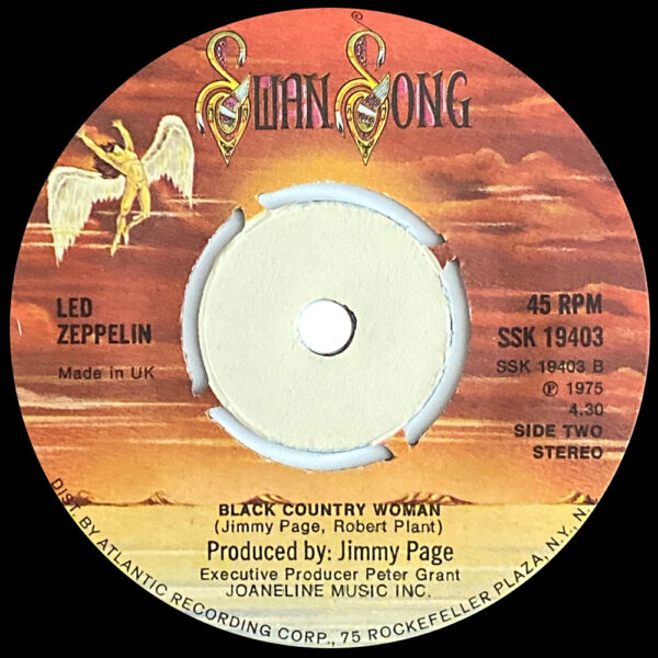 Single <br>United Kingdom (SSK 19403) <br>Trampled Under Foot / Black Country Woman (Test Pressing) - Image 3