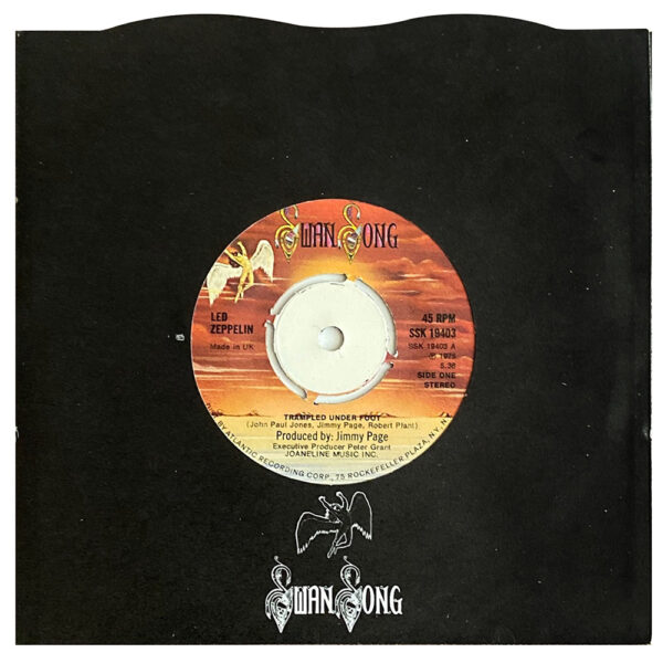 Single <br>United Kingdom (SSK 19403) <br>Trampled Under Foot / Black Country Woman (Test Pressing)