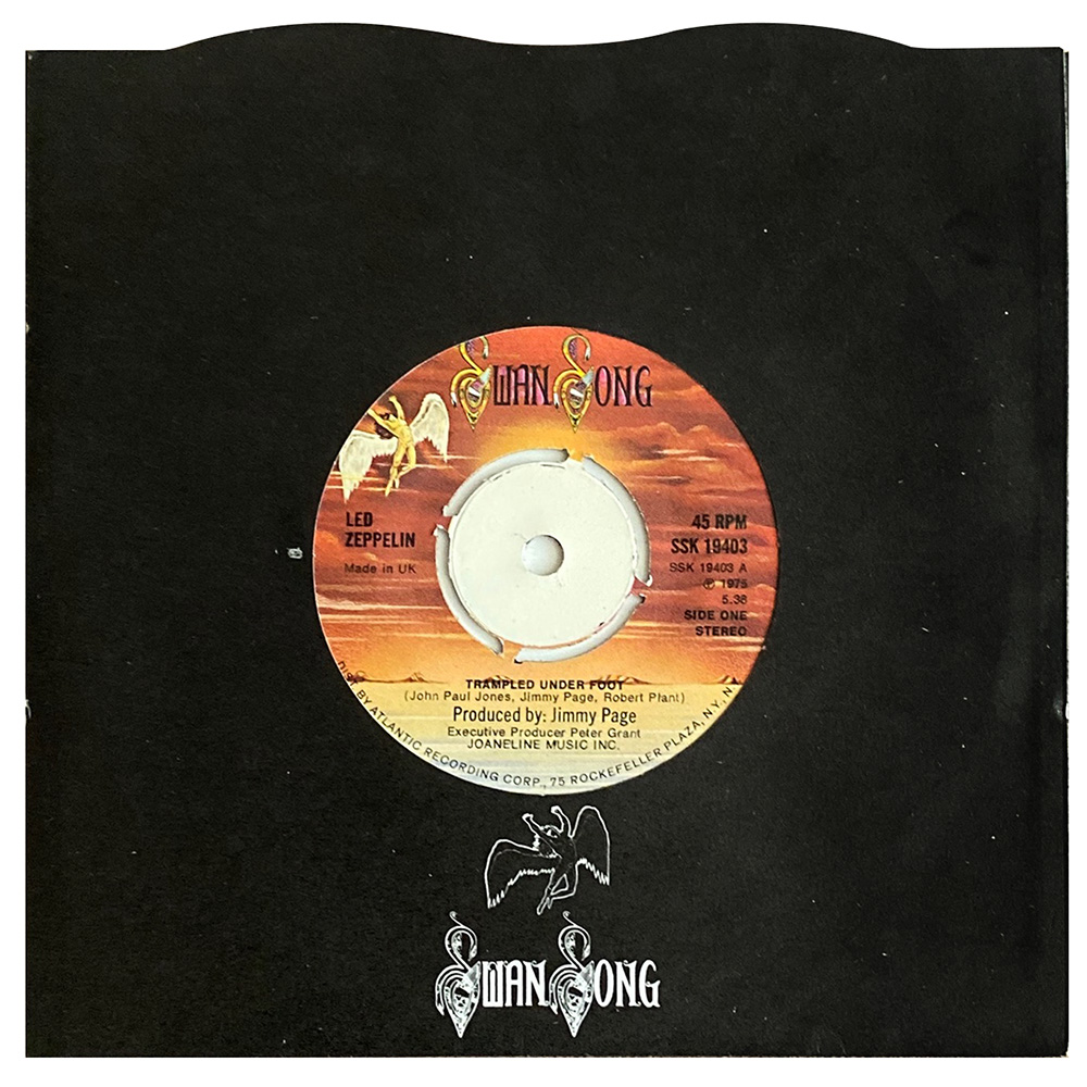 Single <br>United Kingdom (SSK 19403) <br>Trampled Under Foot / Black Country Woman (Test Pressing)