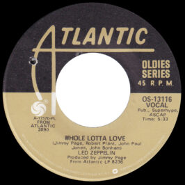 Single <br>USA (OS-13116) <br>Whole Lotta Love / Living Loving Maid (#7)