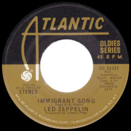 Single <br>USA (OS-13131) <br>Immigrant Song / Hey, Hey, What Can I Do (#3)