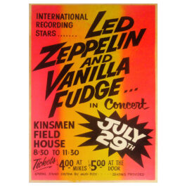 Concert Advertisement <br>1969.07.29 <br>Edmonton, Canada (Poster)