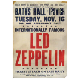 Concert Advertisement <br>1971.11.16 <br>Ipswich, UK (Poster #1)