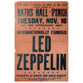 Concert Advertisement <br>1971.11.16 <br>Ipswich, UK (Poster #2)