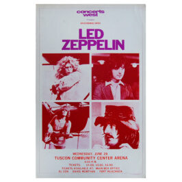 Concert Advertisement <br>1973.05.10 <br>Tucson, AZ (Poster)