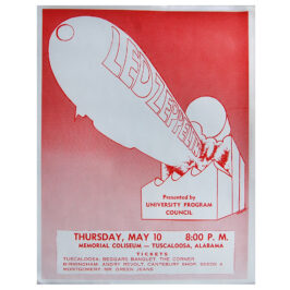 Concert Advertisement <br>1973.05.10 <br>Tuscaloosa AL (Poster)