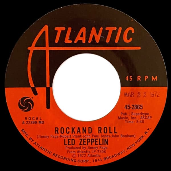 Single <br>USA (45-2865) <br>Rock and Roll / Four Sticks (#5) - Image 2