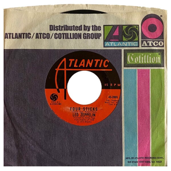 Single <br>USA (45-2865) <br>Rock and Roll / Four Sticks (#7)