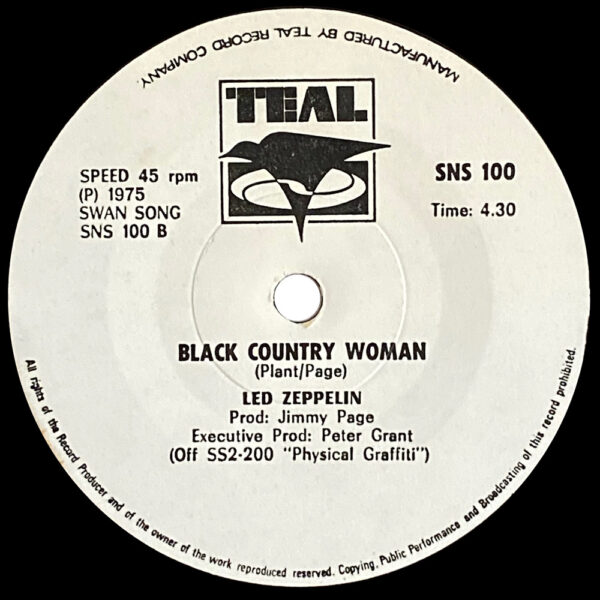 Single <br>Rhodesia (SNS 100) <br>Trampled Under Foot / Black Country Woman - Image 2