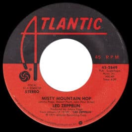Single <br>USA (45-2849) <br>Black Dog / Misty Mountain Hop (#04)