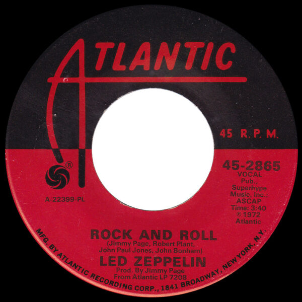 Single <br>USA (45-2865) <br>Rock and Roll / Four Sticks (#4)