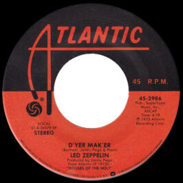 Single <br>USA (45-2986) <br>D'yer Mak'er / The Crunge (#03)