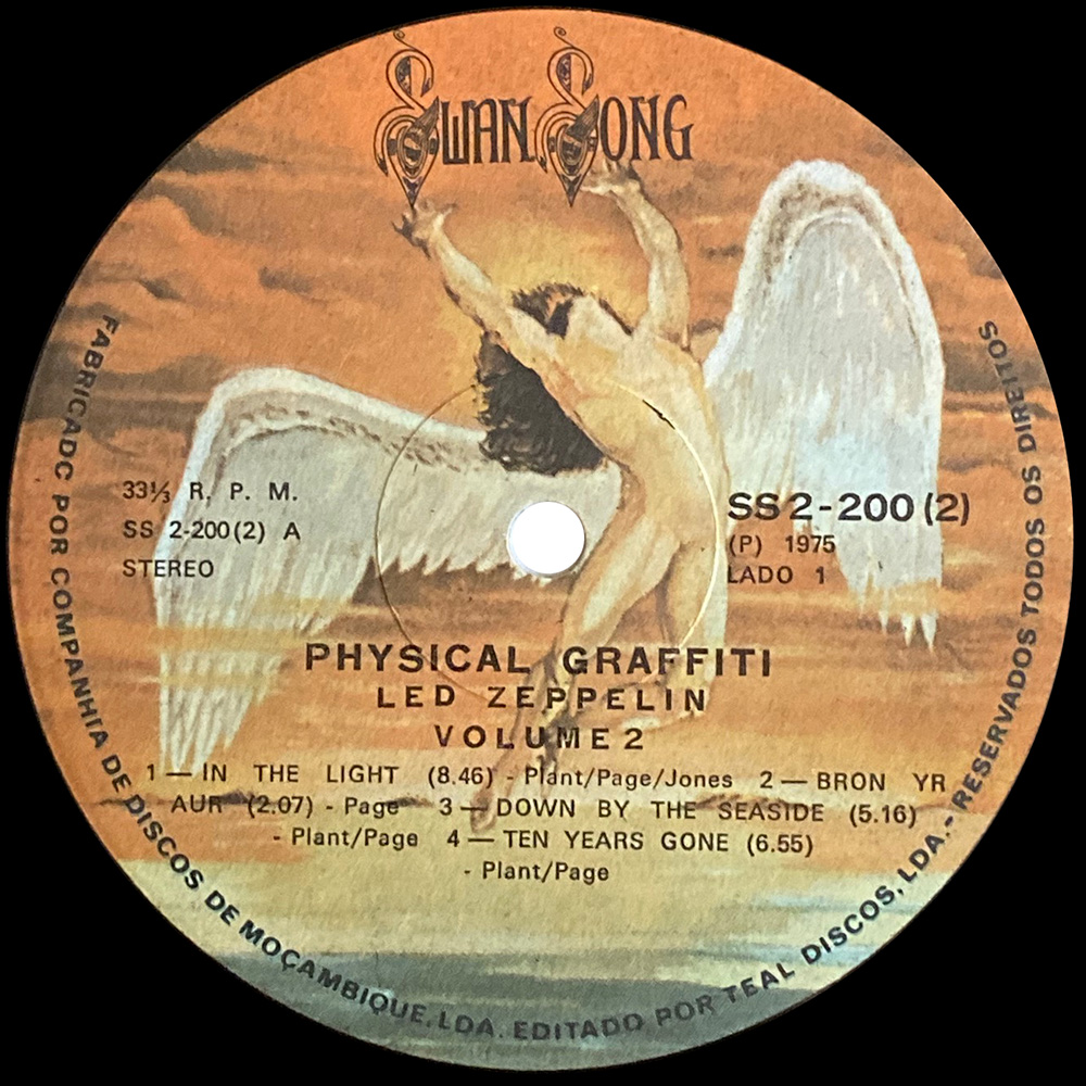 LP <br>Physical Graffiti <br>Mozambique, Vol. 2 (SS 2-200) - Image 3