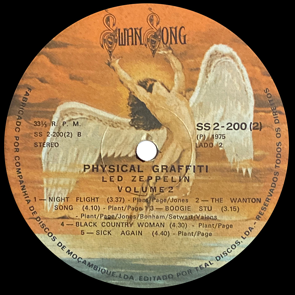 LP <br>Physical Graffiti <br>Mozambique, Vol. 2 (SS 2-200) - Image 4