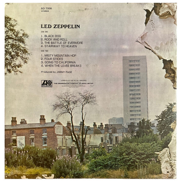 LP <br>Led Zeppelin IV <br>India (SD 7208) #2 - Image 2