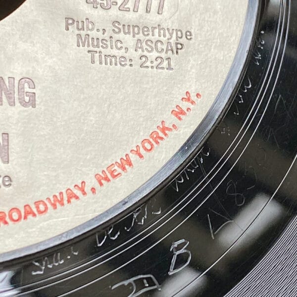 Single <br>USA (45-2777) <br>Immigrant Song (Promo #4) - Image 4