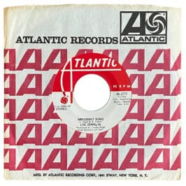 Single <br>USA (45-2777) <br>Immigrant Song (Promo #4)
