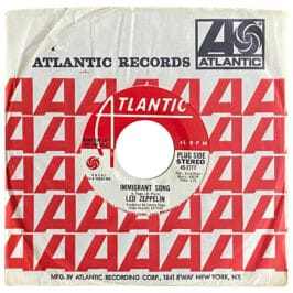 Single <br>USA (45-2777) <br>Immigrant Song (Promo #1)
