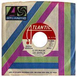 Single <br>USA (45-2986) <br>D'yer Mak'er / D'yer Mak'er (Promo #4)