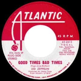 Single <br>USA (45-2613) <br>Good Times Bad Times / Communication Breakdown (Promo #1)