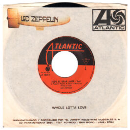 Single <br>Peru (AT 7035 F) <br>Whole Lotta Love/Whole Lotta Love (Promo)