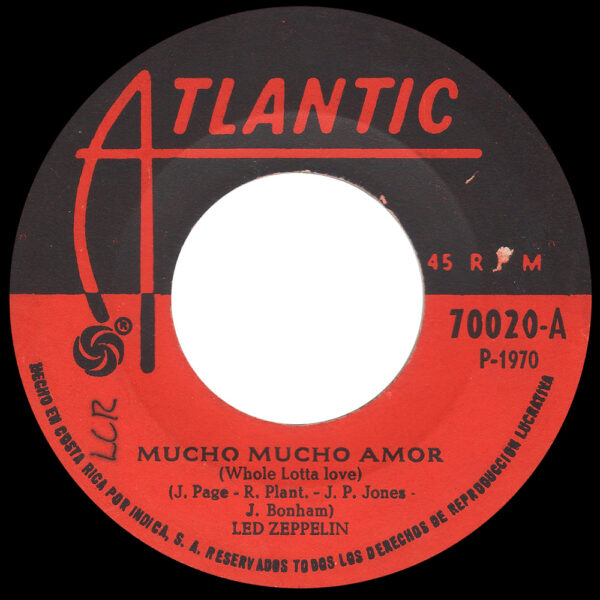 Single <br>Costa Rica (70020) <br>Whole Lotta Love / Communication Breakdown (#3)