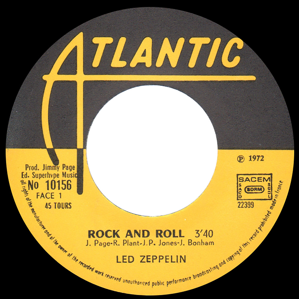 Single <br>France (10156) <br>Rock and Roll / Four Sticks (#2) - Image 3