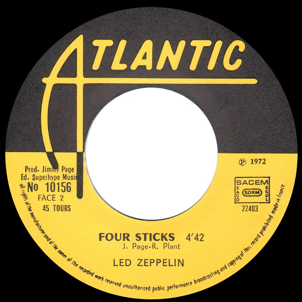 Single <br>France (10156) <br>Rock and Roll / Four Sticks (#2) - Image 4